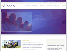 Tablet Screenshot of alcedo.nl